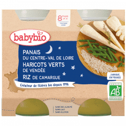 Petits pots panais haricots verts et riz  - 2x200g