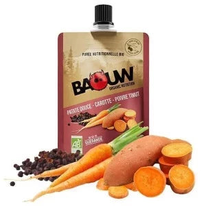Baouw purée salée patate douce carotte poivre Timut - 90g