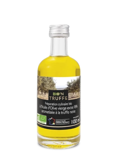 Préparation à l'huile d'olive extra 80% aromatisée à la truffe noire - 100ml
