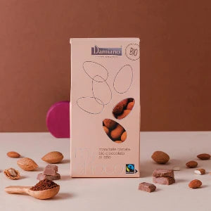 Amandes enrobées de chocolat au lait - 100g