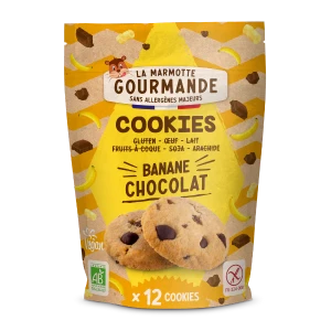Cookies Banane Chocolat sans allergène - 150g