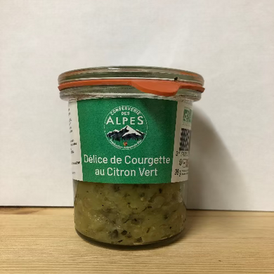 Délice de courgette au citron vert - 100g