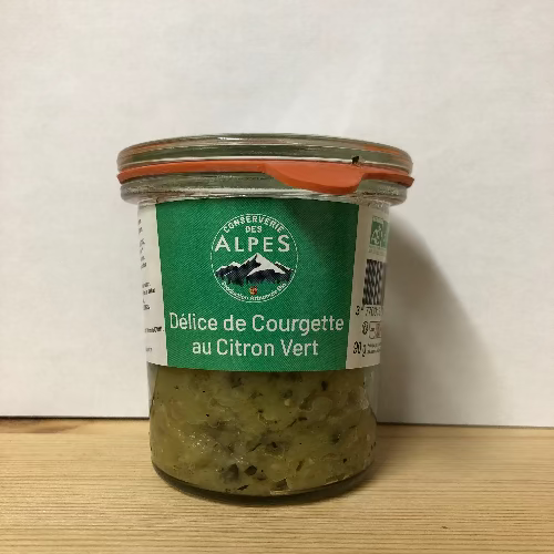 Délice de courgette au citron vert - 100g