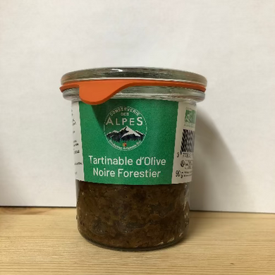 Tartinable d'olive noire forestier - 100g