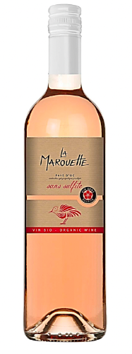 Vin Rosé Pays d'OC - 75cl Sans sulfites ajoutés