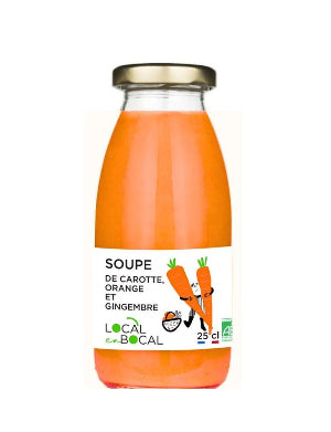 Soupe de carotte orange et gingembre - 250ml