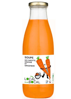 Soupe de carotte orange et gingembre - 750ml