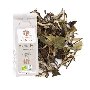 Thé blanc Bai Mu Dan Premium - Sachet 50g