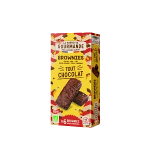 Brownies tout chocolat (x6) sans allergène - 150g