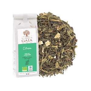 Thé vert Citron - Sachet 100g