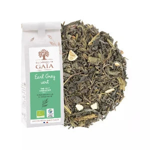 Thé vert Earl Grey à la bergamote - Sachet 100g