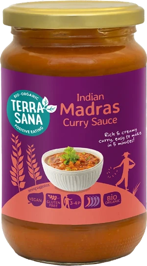 Sauce indienne Madras - 350g