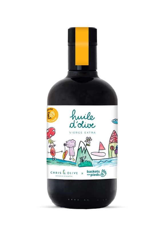 Huile d'olive vierge extra fruité mûr (Grèce) Cuvée Solidaire - 500ml