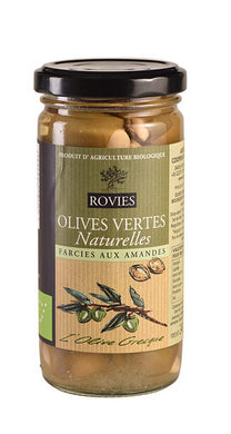 Olives vertes farcies aux amandes - 200g