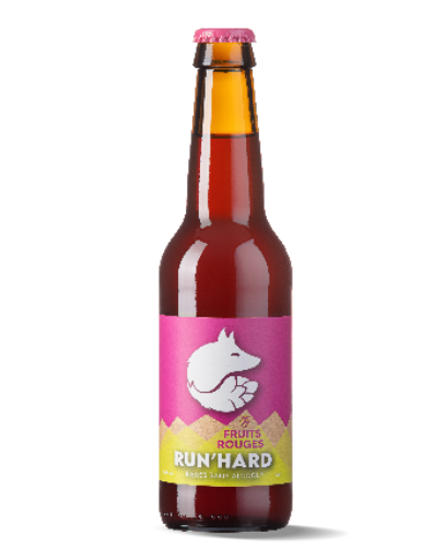 Run'Hard fruits rouges - Bière de Récup - Sans Alcool* - 33cl