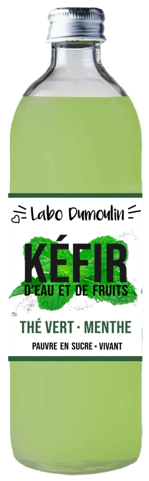 Kéfir thé vert menthe - 75cl