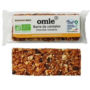Barre céréales chocolat noisette (avoine, millet)  - 25g