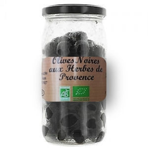 Olives noires herbes de Provence - 240g