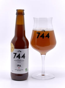 744 Bière IPA (Indian Pale Ale) - 33cl