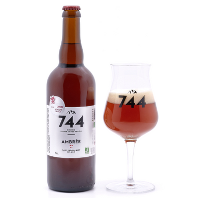 744 Bière Ambrée - 75cl