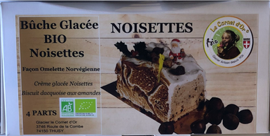 Bûche glacée Vanille Noisettes - 400g