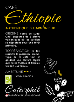 Café grains Ethiopie - 250g