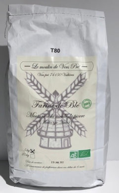 Farine de blé T80 - 5kg
