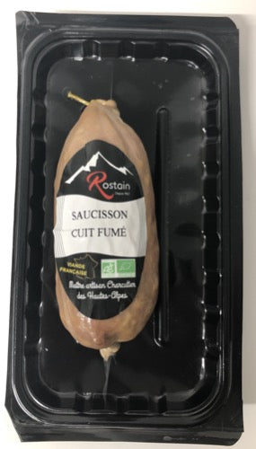 Saucisson cuit fumé Bio - 200g