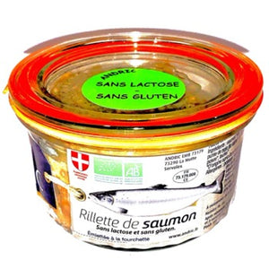 Rillettes de saumon Bio - sans gluten - 120g