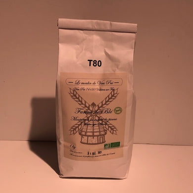 Farine de blé T80 - 1kg