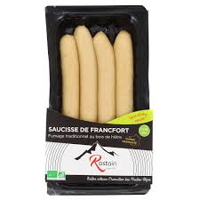 Saucisse de Francfort Bio x4 - 200g