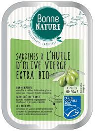 Sardines huile d'olive vierge extra 115g