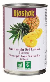 Ananas en tranches du Sri Lanka- 400g