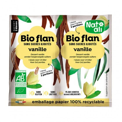 Bio-Flan Vanille - 2x4g