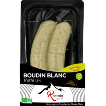 Boudin Blanc Bio aux truffes x2 - 200g