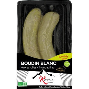 Boudin Blanc Bio aux girolles et au Montbazillac x2 - 200g