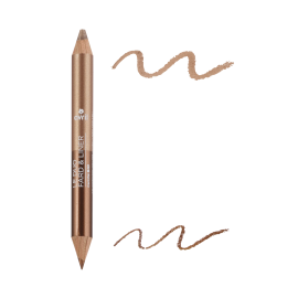 Duo fard & liner bronze cuivré/beige doré