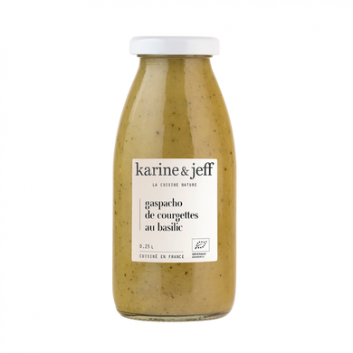 Gaspacho de courgettes et basilic 250ml