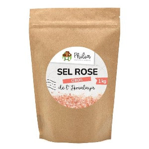 Gros sel rose de l'Himalaya - 1kg