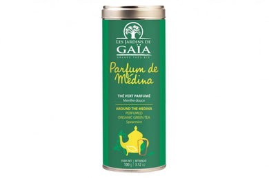 Thé vert Parfum de Medina menthe - Tube 100g