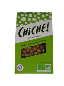 Chiche ! Pois Chiche grillés Herbes de Provence et Poivre - 90g
