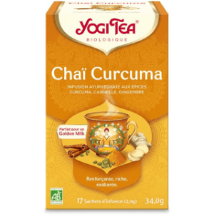 Yogi Tea Infusion Chaï Curcuma - 17 sachets