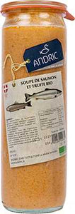 Soupe de saumon et truite Bio - 530ml