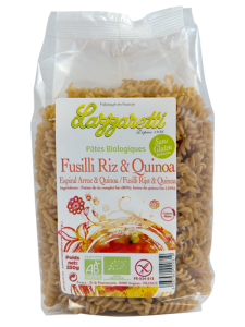 Pâtes Fusilli riz et quinoa - 250g