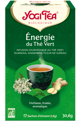 Yogi Tea Energie du thé vert - 17 sachets